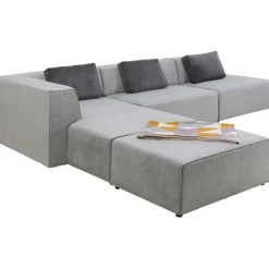 KARE Design Canapé d angle Infinity Atlanta gris gauche> Meubles