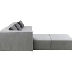 KARE Design Canapé d angle Infinity Atlanta gris gauche><noscript><img width=