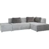 KARE Design Canapé d angle Infinity méridienne droite gris> Meubles