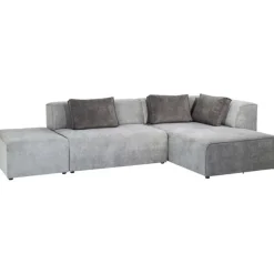 KARE Design Canapé d angle Infinity méridienne droite gris> Meubles