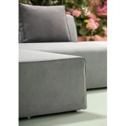 KARE Design Canapé d angle Infinity Ottomane gris gauche><noscript><img width=