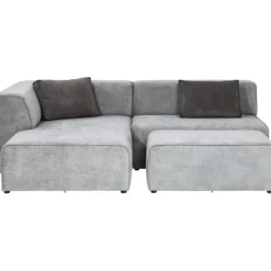 KARE Design Canapé d angle Infinity Ottomane gris gauche><noscript><img width=
