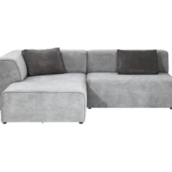 KARE Design Canapé d angle Infinity Ottomane gris gauche><noscript><img width=