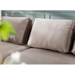 KARE Design Canapé d angle Infinity Velvet Taupe Droite><noscript><img width=