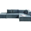 KARE Design Canapé d angle Infinity velours ocean droite> Meubles