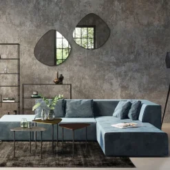 KARE Design Canapé d angle Infinity velours ocean droite><noscript><img width=