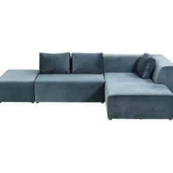 KARE Design Canapé d angle Infinity velours ocean droite><noscript><img width=