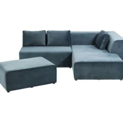 KARE Design Canapé d angle Infinity velours ocean droite><noscript><img width=