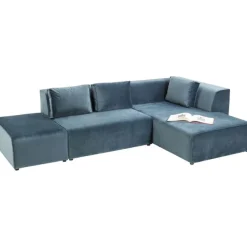 KARE Design Canapé d angle Infinity velours ocean droite><noscript><img width=