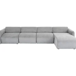 KARE Design Canapé d angle Lucca gris droite 331cm> Meubles