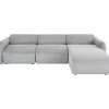 KARE Design Canapé d angle Lucca gris droite 255cm> Meubles
