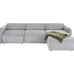 KARE Design Canapé d angle Lucca gris droite 255cm><noscript><img width=