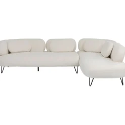 KARE Design Canapé d angle Peppo blanc> Meubles