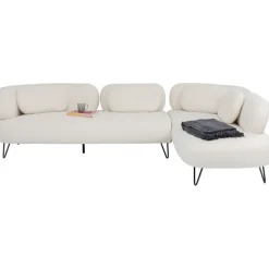 KARE Design Canapé d angle Peppo blanc><noscript><img width=