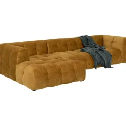 KARE Design Canapé d angle Salamanca brun doré gauche 320cm><noscript><img width=