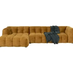 KARE Design Canapé d angle Salamanca brun doré gauche 320cm><noscript><img width=