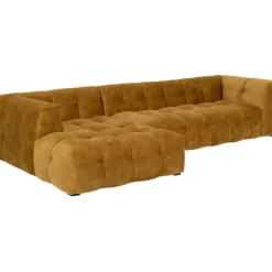 KARE Design Canapé d angle Salamanca brun doré gauche 320cm><noscript><img width=
