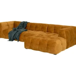 KARE Design Canapé d angle Salamanca brun doré droite  320cm><noscript><img width=