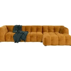 KARE Design Canapé d angle Salamanca brun doré droite  320cm><noscript><img width=