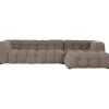 KARE Design Canapé d angle Salamanca Marron clair droite 320cm> Meubles