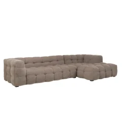 KARE Design Canapé d angle Salamanca Marron clair droite 250cm> Meubles