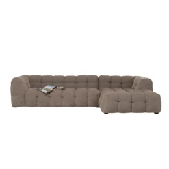 KARE Design Canapé d angle Salamanca Marron clair droite 250cm><noscript><img width=
