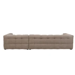 KARE Design Canapé d angle Salamanca Marron clair droite 250cm><noscript><img width=