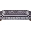 KARE Design Canapé Desire 3-places velours gris> Meubles