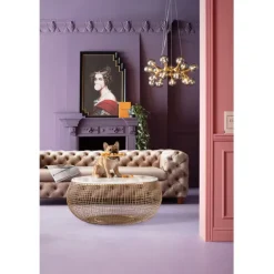 KARE Design Canapé Desire 3-places velours écru><noscript><img width=