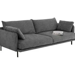 KARE Design Canapé Edna 3-places gris 245cm><noscript><img width=