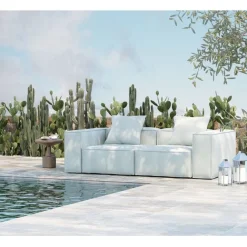 KARE Design Canapé KoraliBeach Outdoor bleu 235cm><noscript><img width=