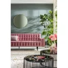 KARE Design Canapé Milchbar 3-places velours mauve> Meubles