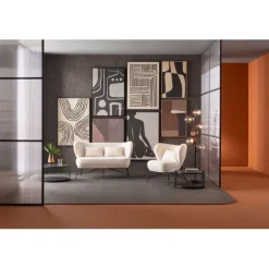 KARE Design Canapé 2-places Jacky Teddy 139cm> Meubles