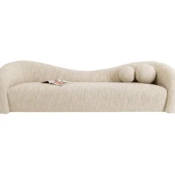 KARE Design Canapé 3-places Livia mélange creme 261cm><noscript><img width=
