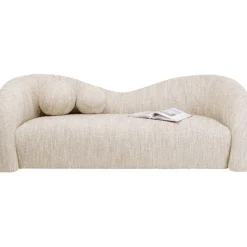 KARE Design Canapé 2-places Livia mélange creme 201cm><noscript><img width=