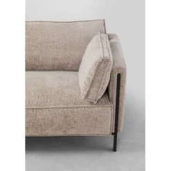 KARE Design Canapé 3-places Victor tissu Beige 233cm><noscript><img width=