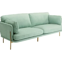 KARE Design Canapé Shirly 3-places vert menthe 221cm><noscript><img width=