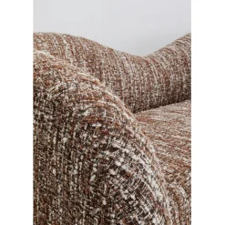 KARE Design Canapé23-places Livia mélange marron 201cm><noscript><img width=