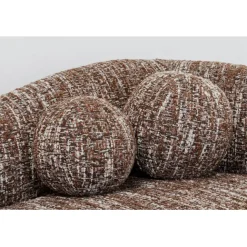 KARE Design Canapé23-places Livia mélange marron 201cm><noscript><img width=