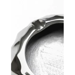 KARE Design Cendrier Avantgard argenté Ø15cm> Accessoires