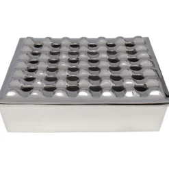 KARE Design Cendrier Soho carré argenté 25x25cm><noscript><img width=