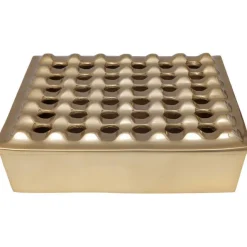 KARE Design Cendrier Soho carré laiton 25x25cm><noscript><img width=