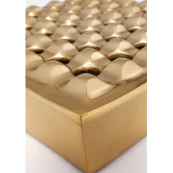 KARE Design Cendrier Soho carré laiton 25x25cm><noscript><img width=