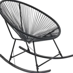 KARE Design Chaise à bascule Acapulco Mono noir> Meubles