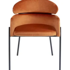 KARE Design Chaise a. acc. Alexia.velours orange> Meubles