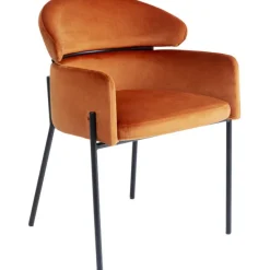 KARE Design Chaise a. acc. Alexia.velours orange><noscript><img width=
