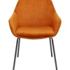KARE Design Chaise a. acc. Avignon orange> Meubles