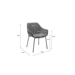 KARE Design Chaise a. acc. Avignon orange><noscript><img width=
