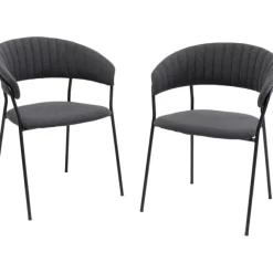 KARE Design Chaise a. acc. Belle anthracite (2/set)> Meubles