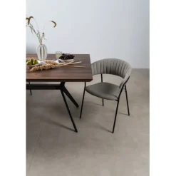 KARE Design Chaise a. acc. Belle Gris Argent (2/set)> Meubles